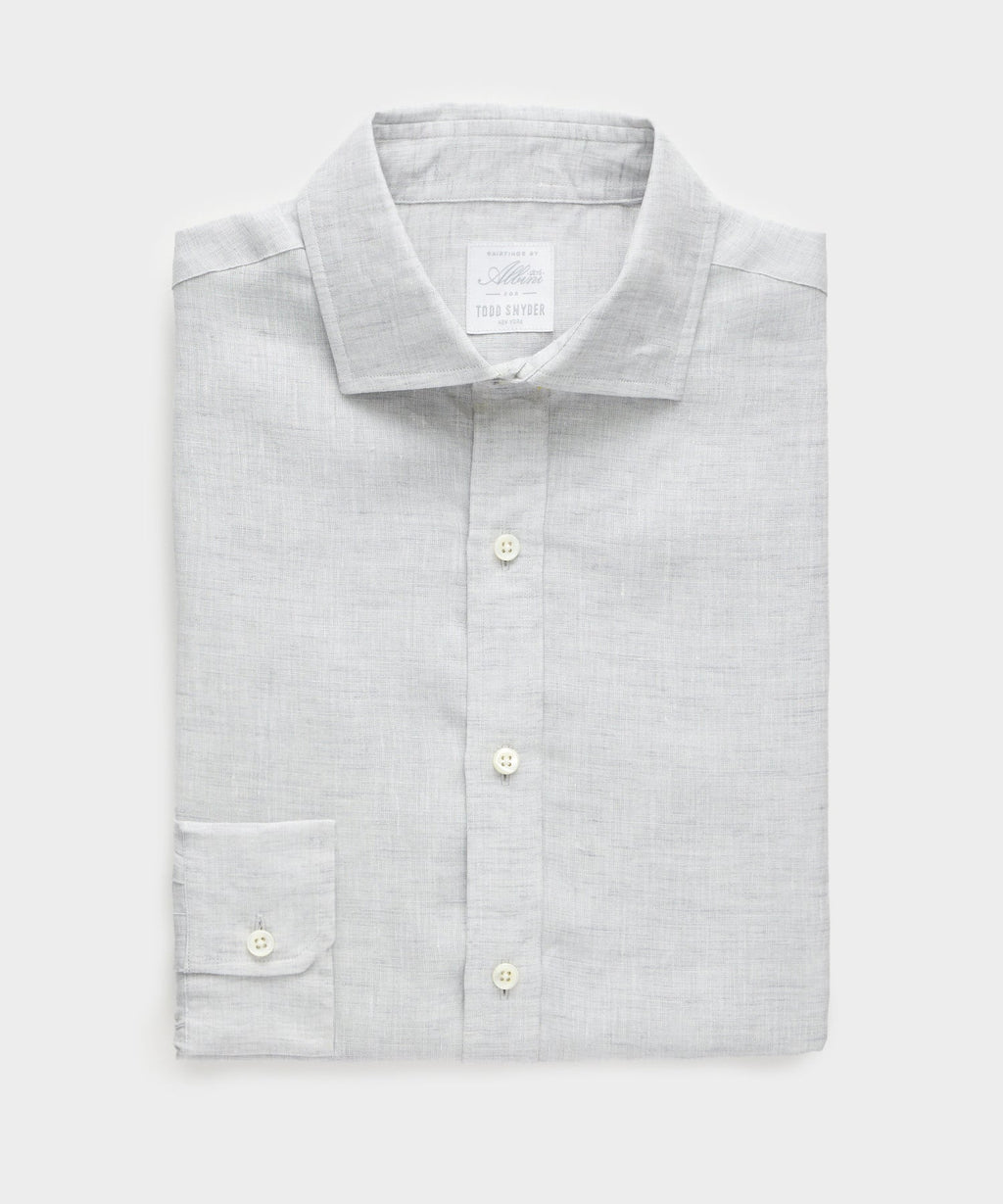 Lino Men's Dress Shirt | 100% Italian Linen, Lightweight, Breathable 0