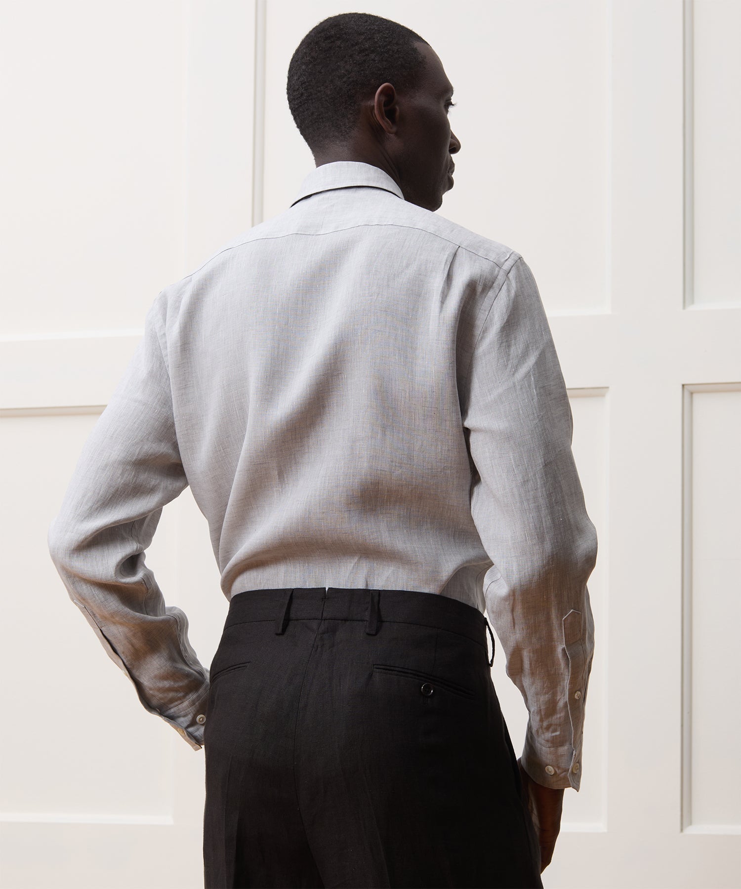 Lino Men's Dress Shirt | 100% Italian Linen, Lightweight, Breathable 4