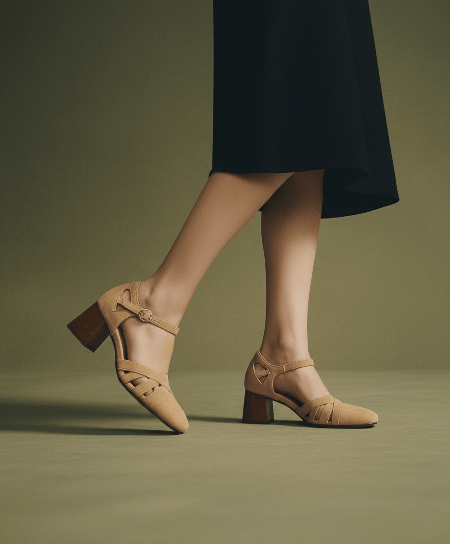 Arden | Suede Heel