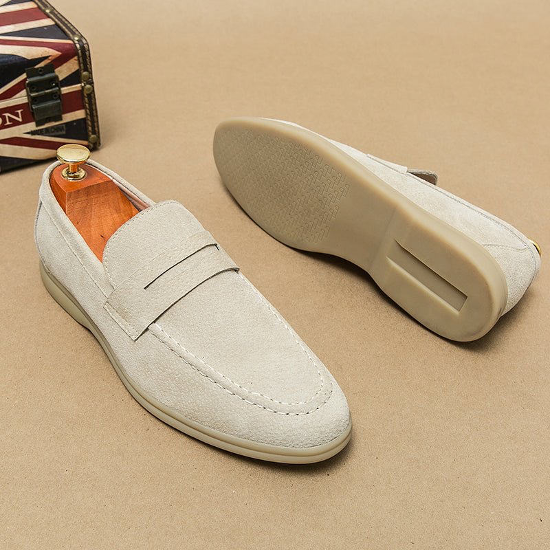 Brando Suede Loafers for Women | Orthopedic Comfort, Slip-On Design - 2