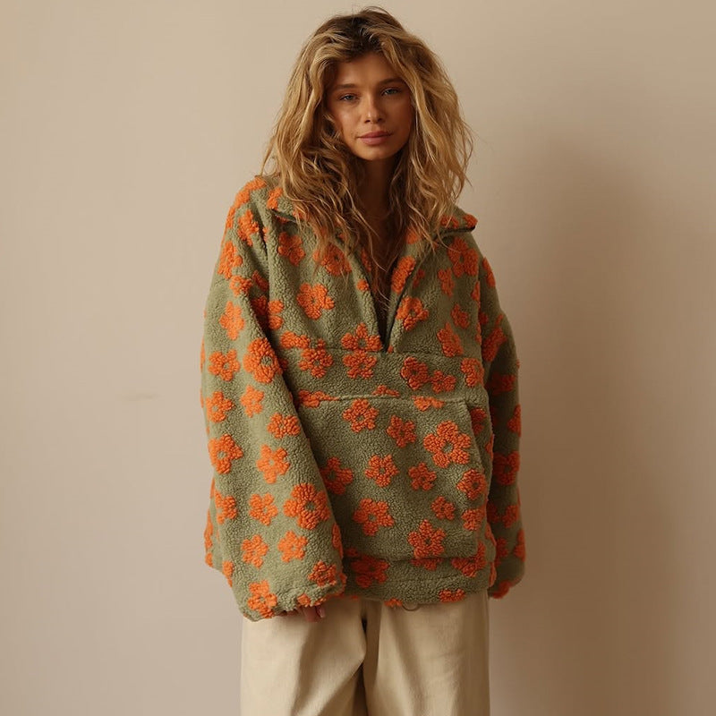 Camellia | Sweater with Floral Print