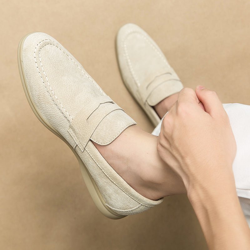 Brando Suede Loafers for Women | Orthopedic Comfort, Slip-On Design - 3