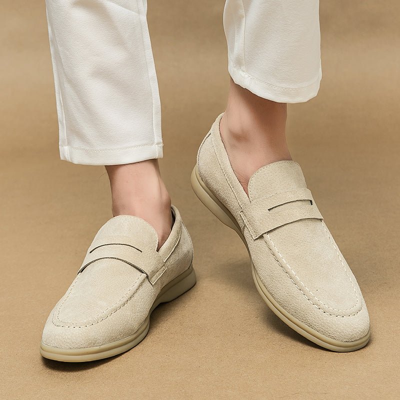 Brando Suede Loafers for Women | Orthopedic Comfort, Slip-On Design - 4