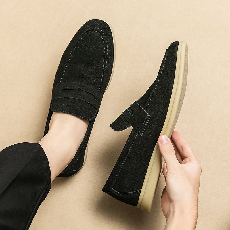 Brando Suede Loafers for Women | Orthopedic Comfort, Slip-On Design - 5