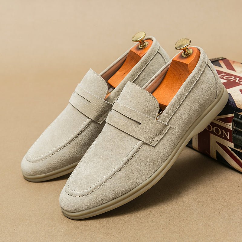 Brando Suede Loafers for Women | Orthopedic Comfort, Slip-On Design - 21