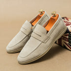 Brando Suede Loafers for Women | Orthopedic Comfort, Slip-On Design - 21