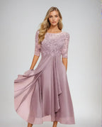 Adelaide | Elegant Lace Midi Dress