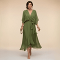 Marta Chiffon Wedding Guest Dress 0
