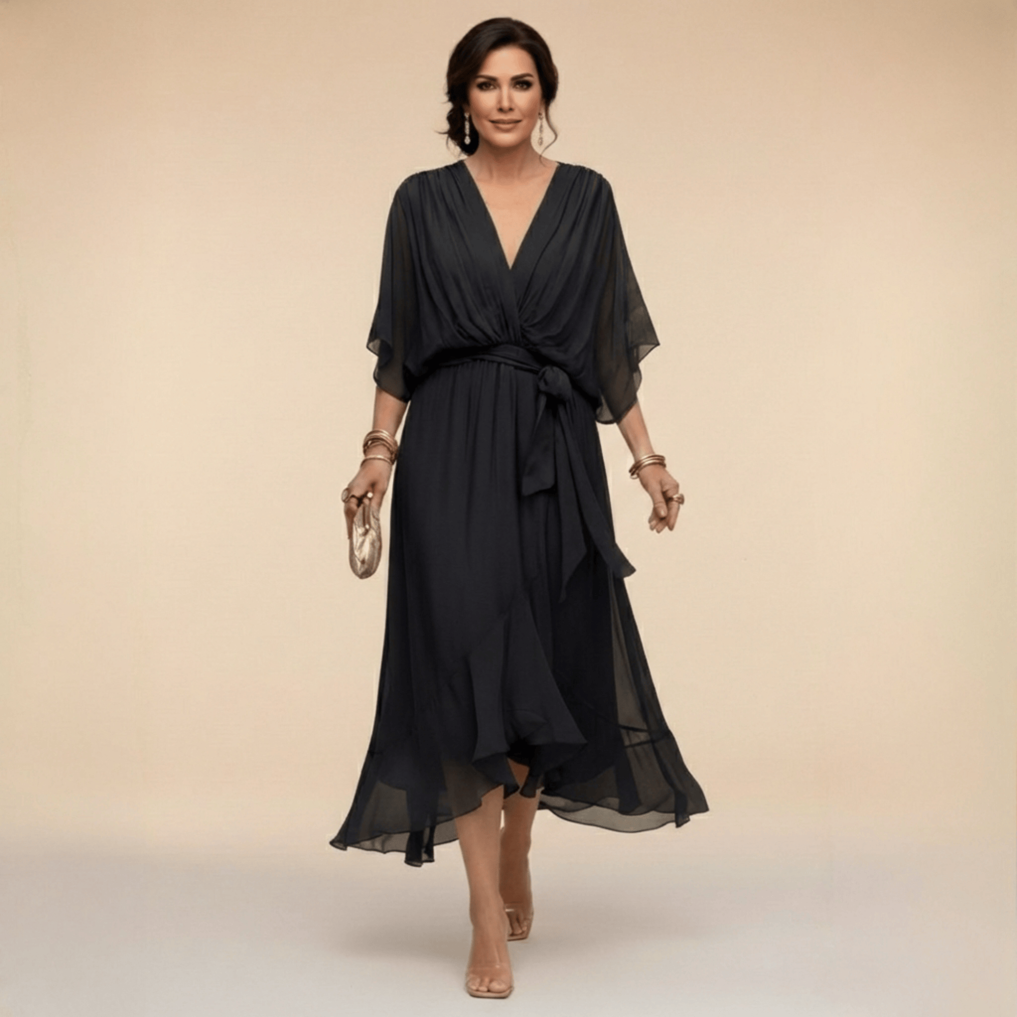 Marta Chiffon Wedding Guest Dress 1