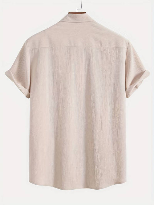 Men's Textured Short Sleeve Shirt 1