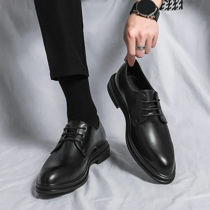 Winston | Polished Lace-Up Derby Shoes
