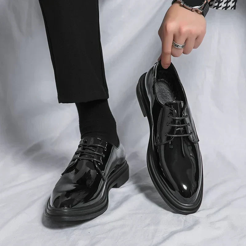 Winston | Polished Lace-Up Derby Shoes