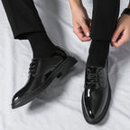 Winston | Polished Lace-Up Derby Shoes