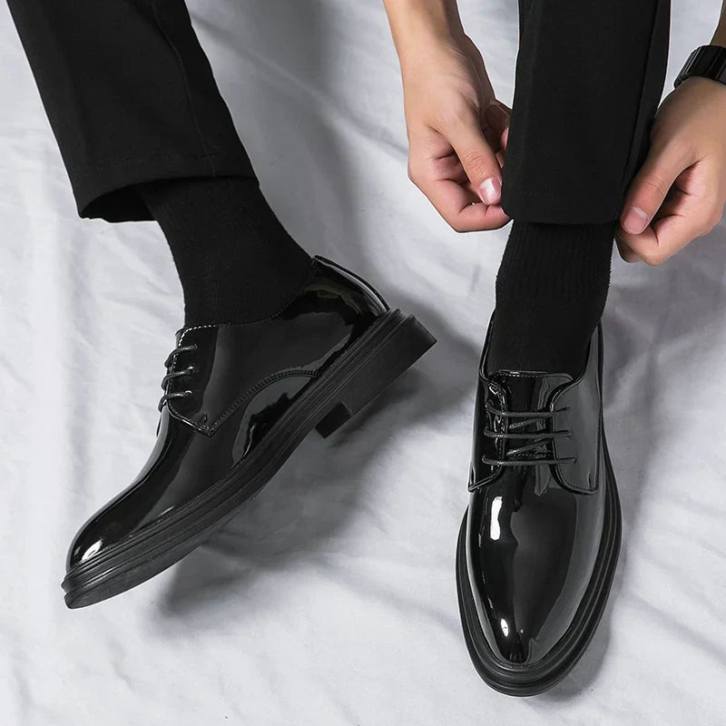 Winston | Polished Lace-Up Derby Shoes