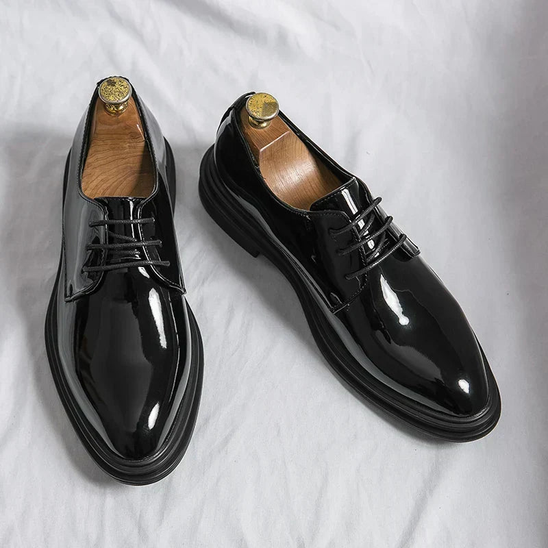 Winston | Polished Lace-Up Derby Shoes