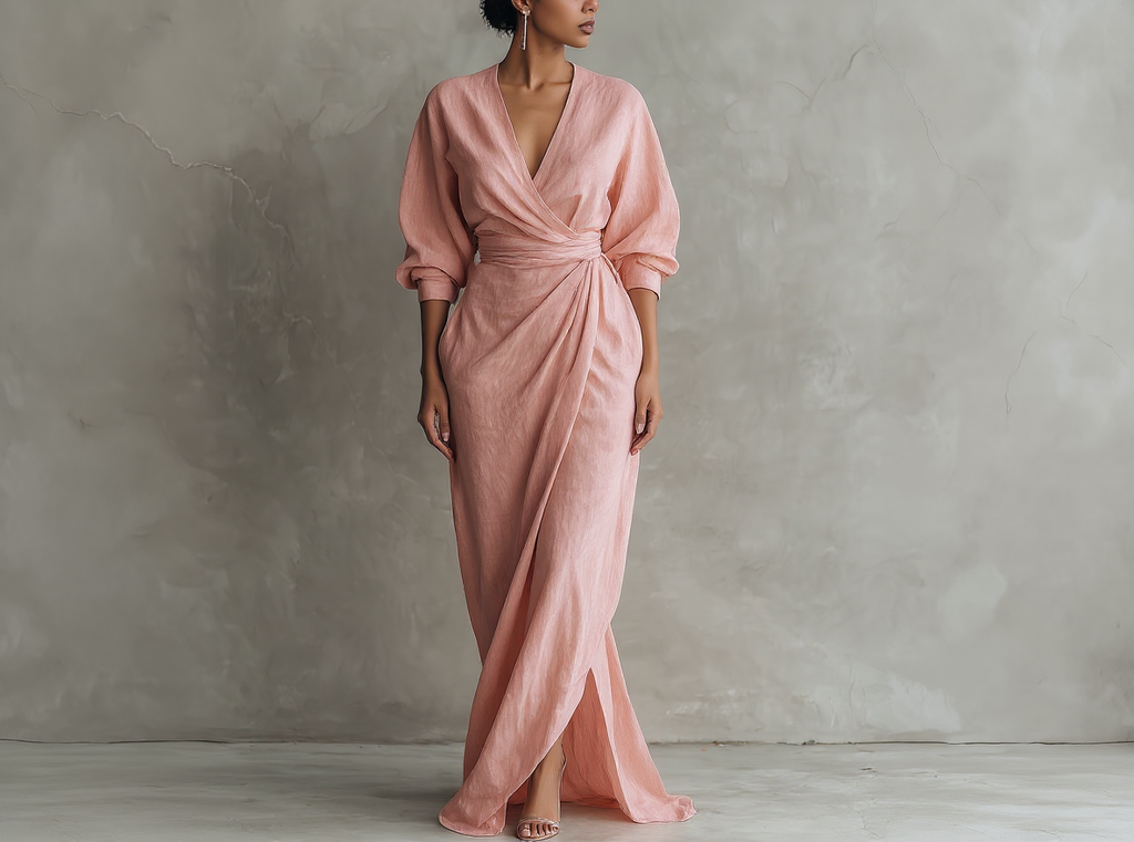 Minimalist Linen Summer Dress 3