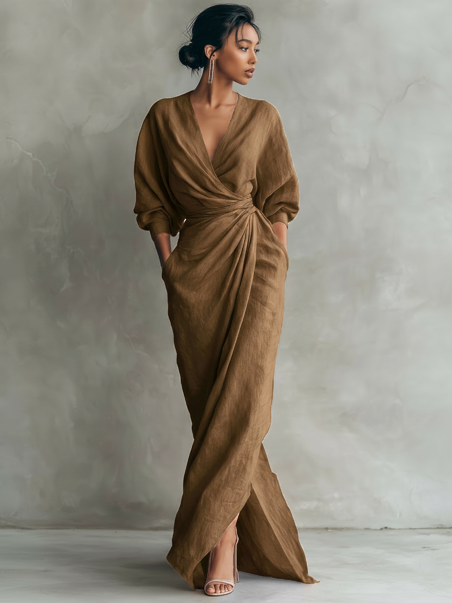 Minimalist Linen Summer Dress 5