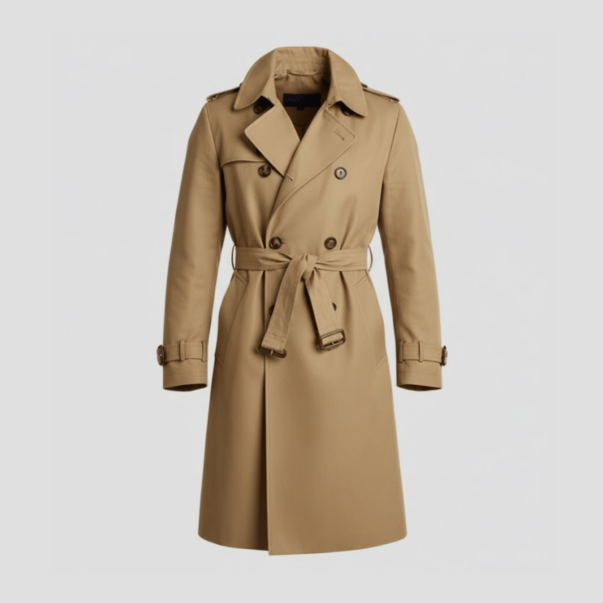 Benjamin Twill Cotton Trench Coat – back view