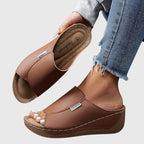 Light brown classic walking sandals with a cushioned sole, designed for comfort and casual wear. 3