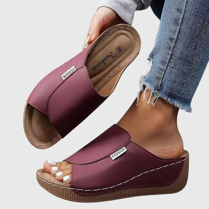 Light brown classic walking sandals with a cushioned sole, designed for comfort and casual wear. 5