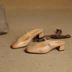 Meyra | Leather Mules