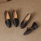 Ardelle | Woven Leather Loafer