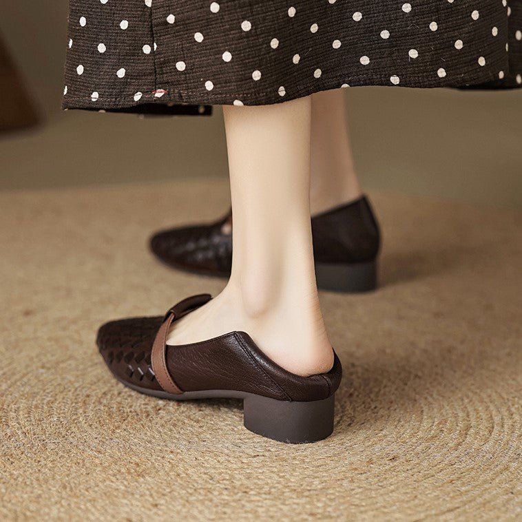 Ardelle | Woven Leather Loafer
