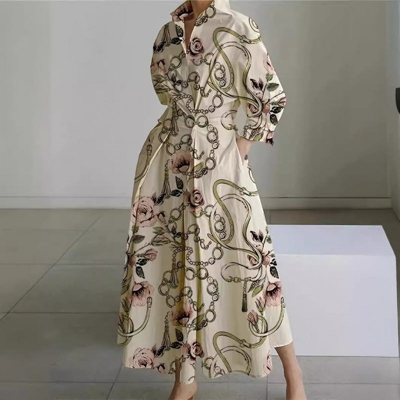 Alora | Elegant Front Wrap Collared Maxi Dress