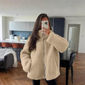 Women's Teddy Coat, Open Front, Relaxed Fit, Ultra-Soft Pile