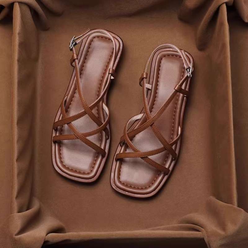 Vittoria Strap Sandals featuring orthopedic cushioning and made from stylish vegan leather, perfect for comfort and support. - 7