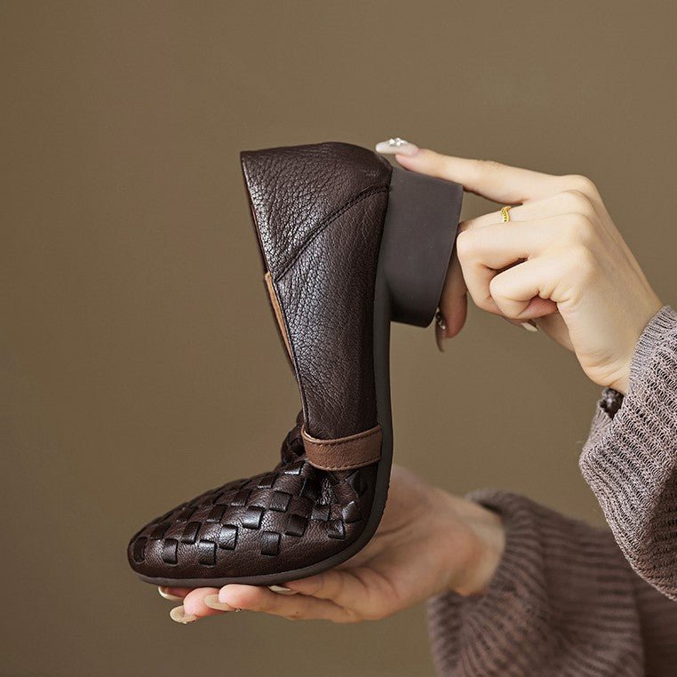Ardelle | Woven Leather Loafer