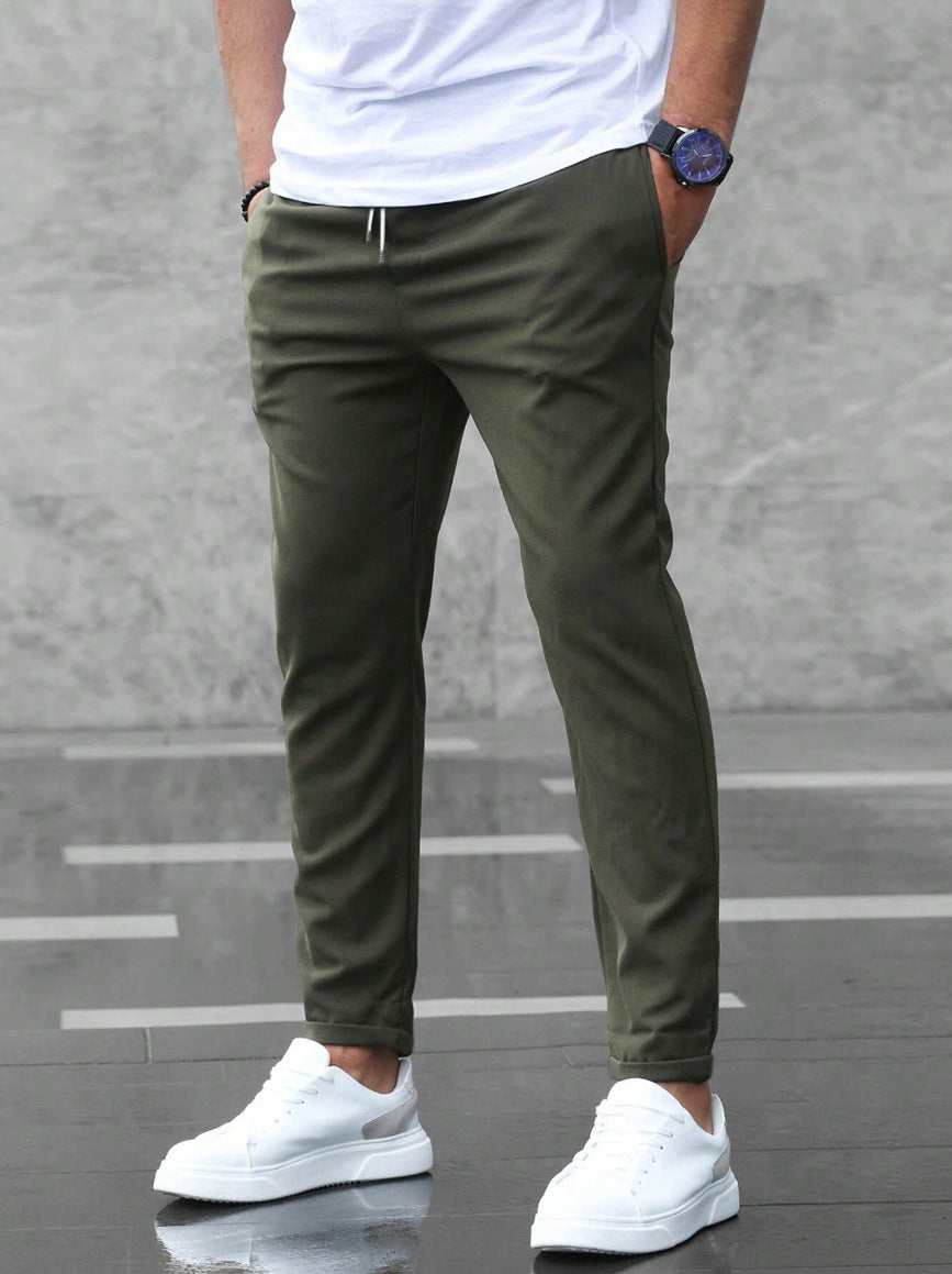 Bronko | Premium Lightweight Straight-Leg Casual Trousers