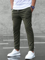 Bronko | Premium Lightweight Straight-Leg Casual Trousers