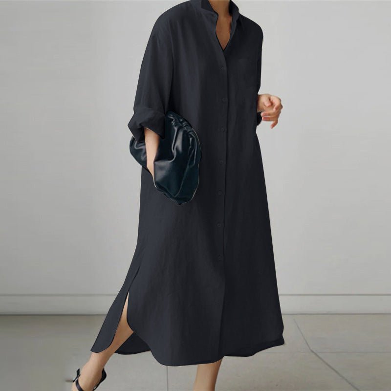 vera black linen maxi dress Dissh Vera Black Linen Maxi Dress