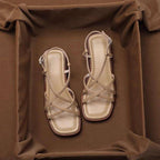 Vittoria Strap Sandals featuring orthopedic cushioning and made from stylish vegan leather, perfect for comfort and support. - 4