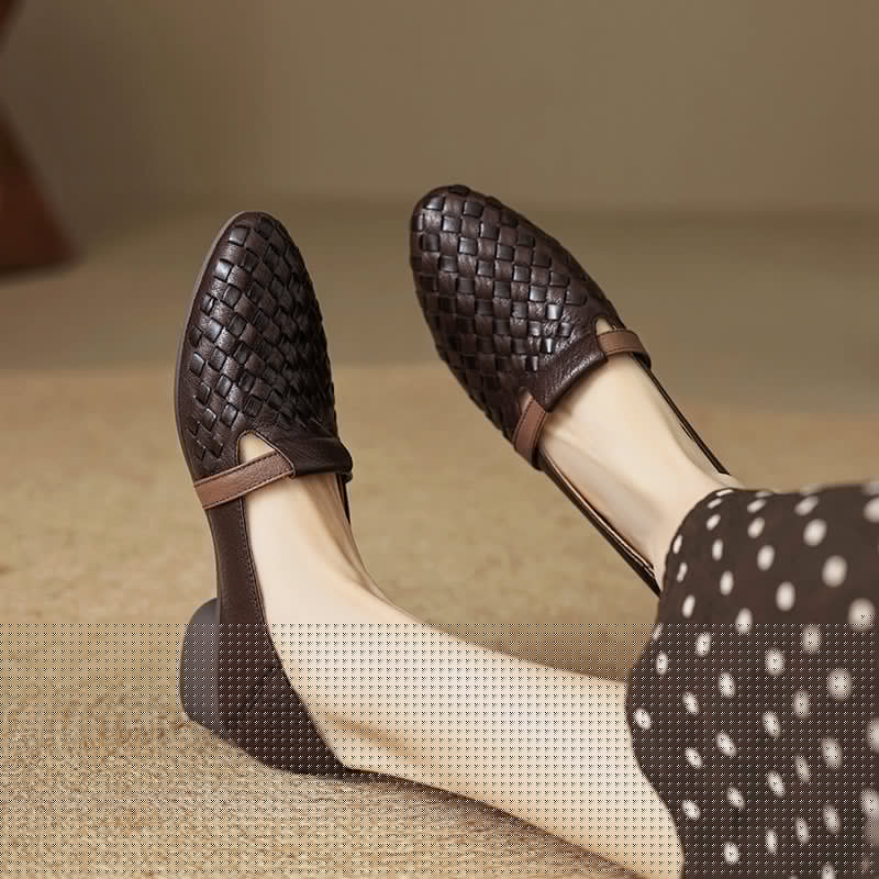 Ardelle | Woven Leather Loafer