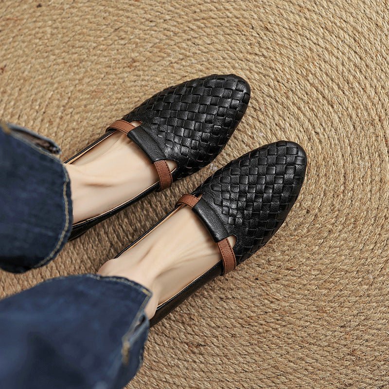 Ardelle | Woven Leather Loafer