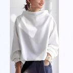 Elly High-Neck Casual Top – detail view