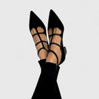 Faith | Elegant Lace Up Pointed Heels