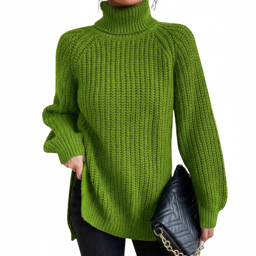 Aurine Winter Turtleneck – styled view