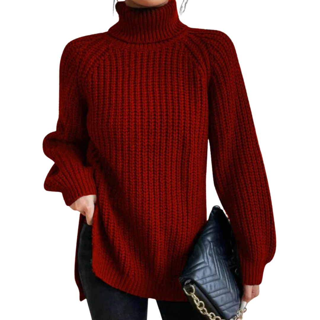 Aurine Winter Turtleneck – detail view