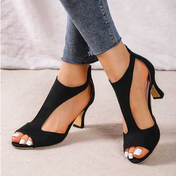 Riley | Comfortable Orthopedic Heeled Sandals