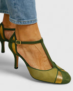 Megan | Sophisticated T-Strap Heels