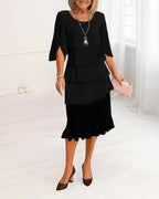 Patricia Ruffle Wedding Guest Dress 1