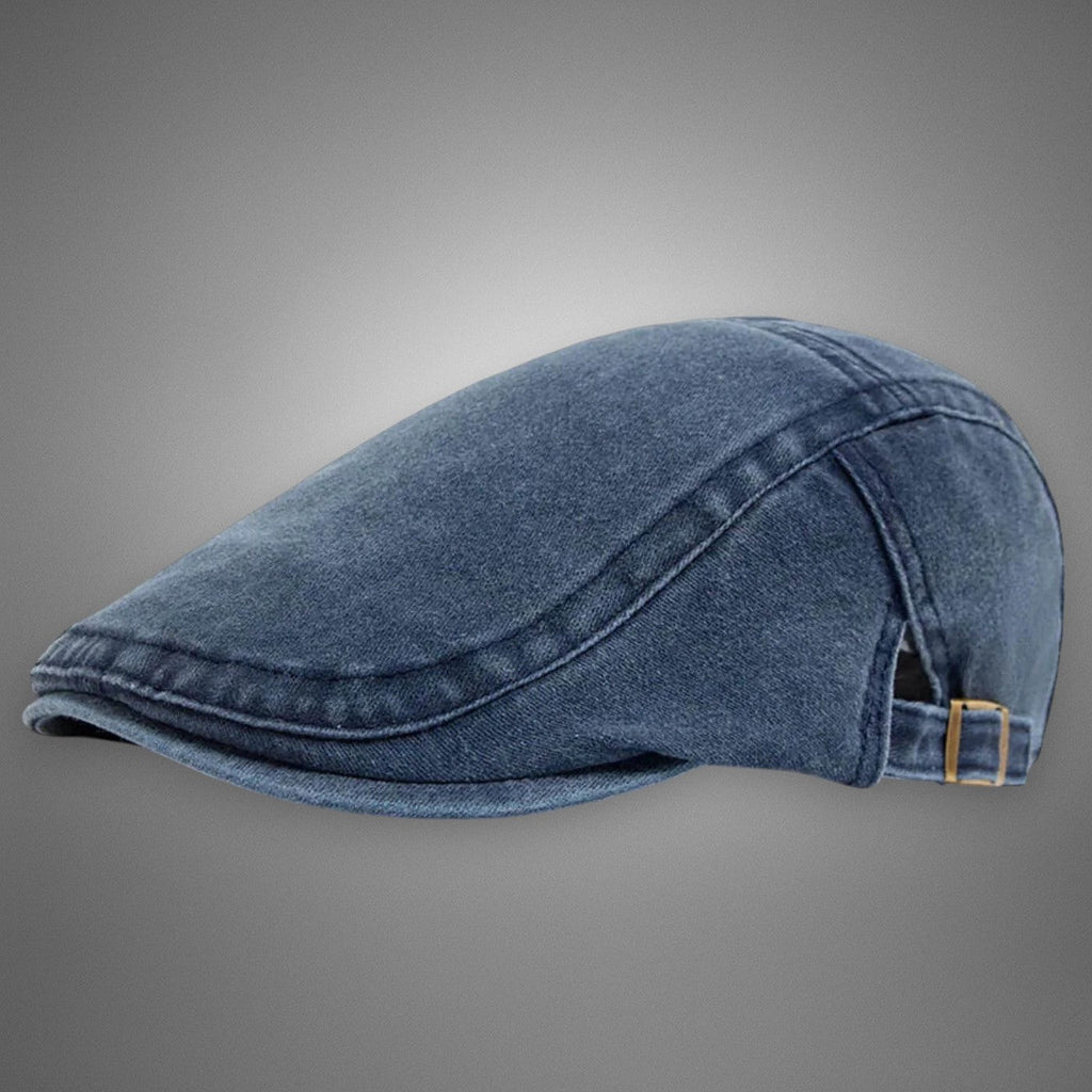 Zion Vintage Beret in breathable cotton featuring a timeless design, perfect for stylish casual wear. - 1