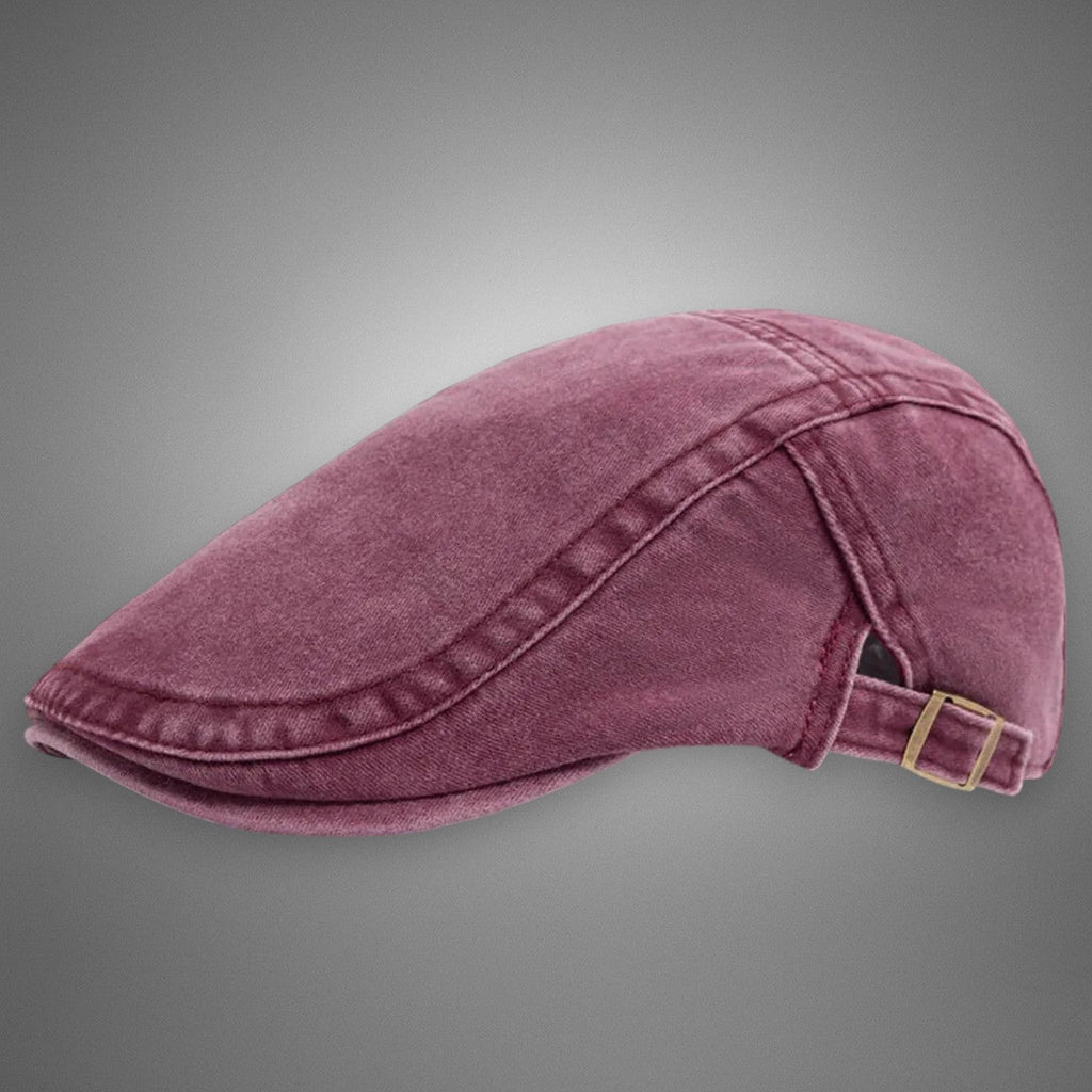 Zion Vintage Beret in breathable cotton featuring a timeless design, perfect for stylish casual wear. - 2