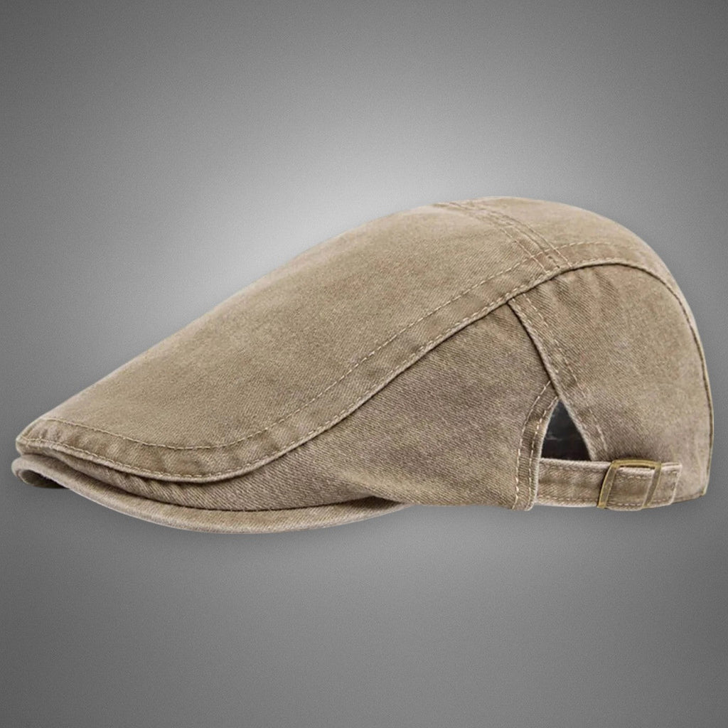 Zion Vintage Beret in breathable cotton featuring a timeless design, perfect for stylish casual wear. - 4
