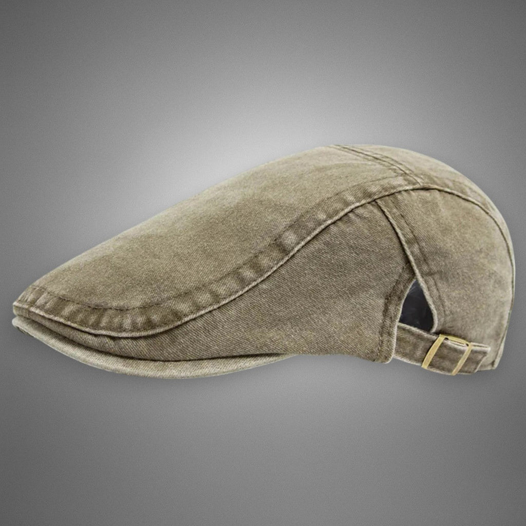 Zion Vintage Beret in breathable cotton featuring a timeless design, perfect for stylish casual wear. - 5