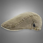 Zion Vintage Beret in breathable cotton featuring a timeless design, perfect for stylish casual wear. - 5
