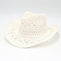 Raylene Vintage Straw Cowboy Hat 0